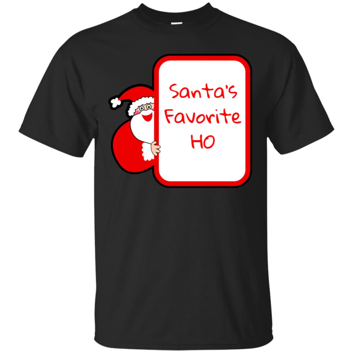 Santa's Favorite Ho Merry Christmas Funny Adult Shirt