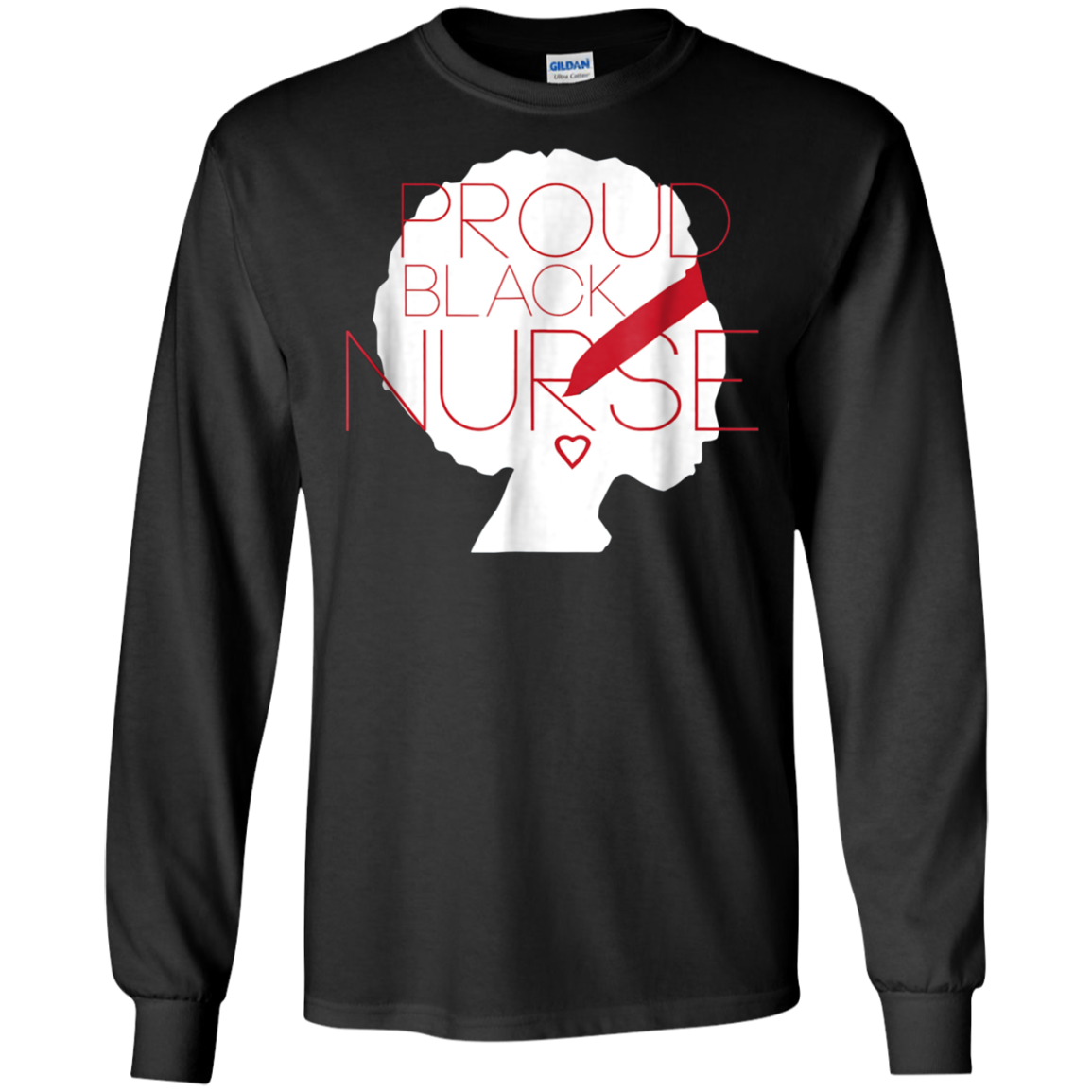 African American Proud Black Nurse T-Shirt LPN RN Gifts Her