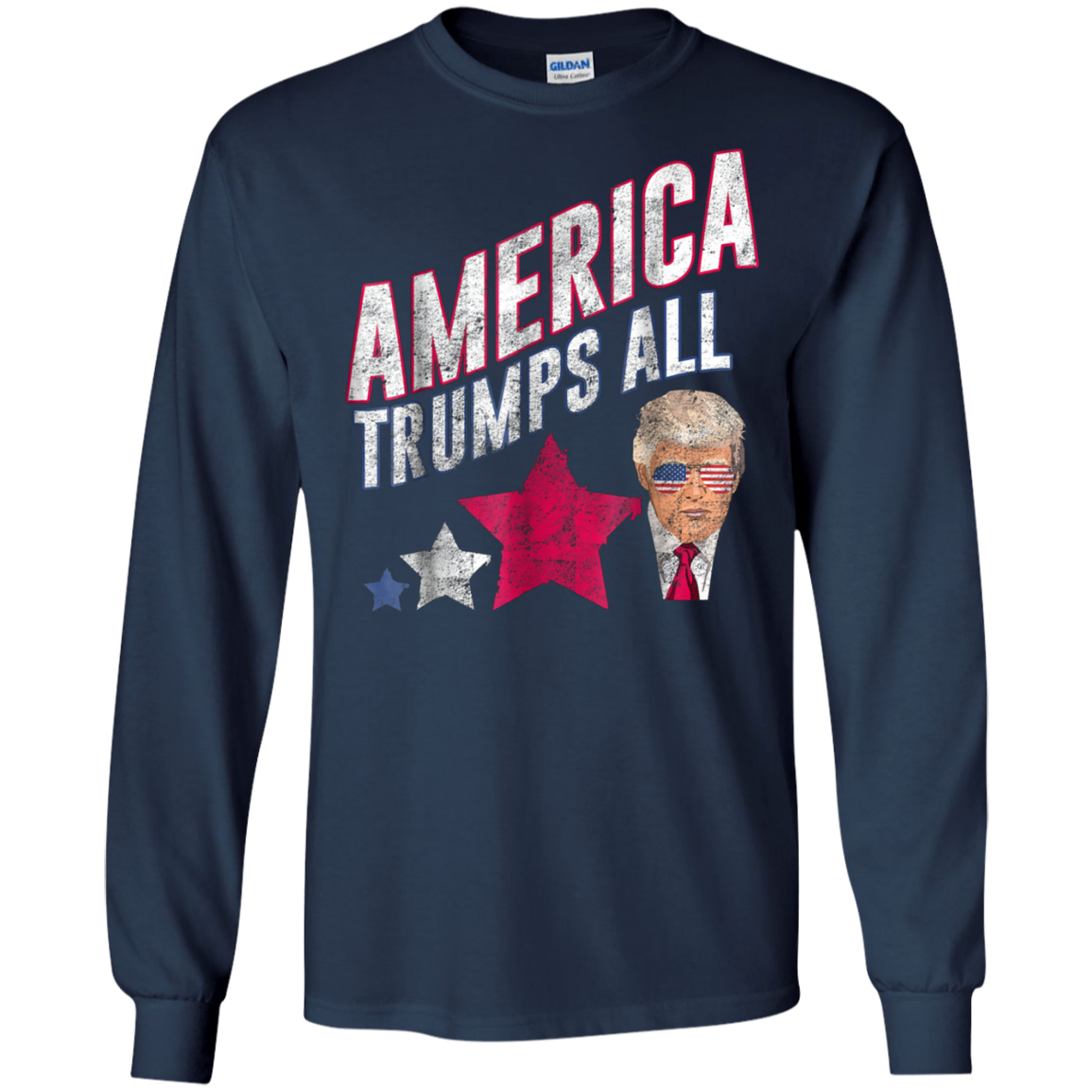 America Trumps All Patriotic 4th of July 2018 Tee
