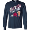 Image of America Trumps All Patriotic 4th of July 2018 Tee