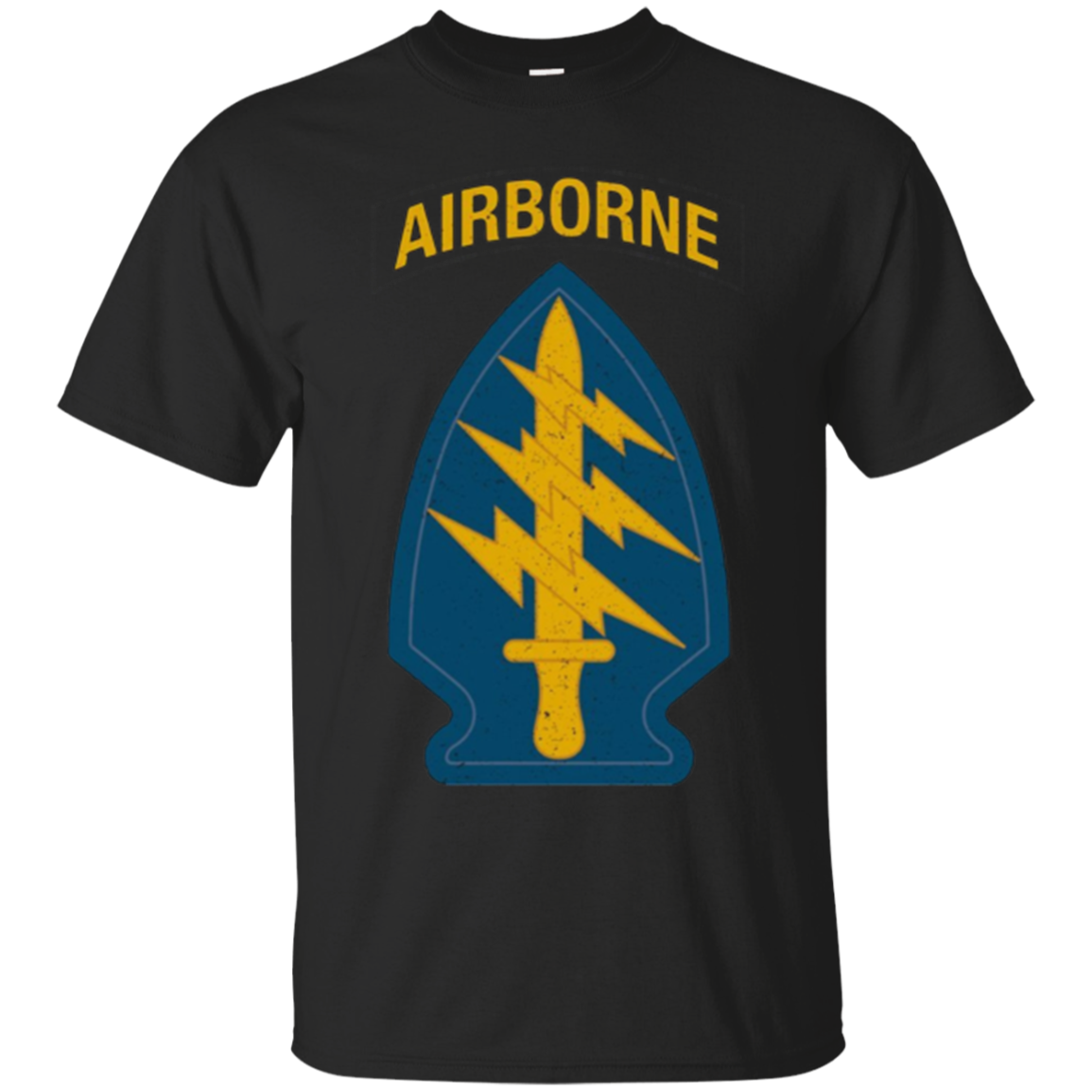 Army Airborne Special Forces Shirt Vintage Tee