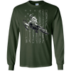 Image of American Flag Motocross Dirt Bike Graphic T-shirt
