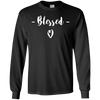 Image of A shirt that says Blessed | Blessed Thanksgiving T-Shirt