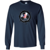 Image of American Flag Soccer Ball Long Seeve T-Shirt - Mens Kids
