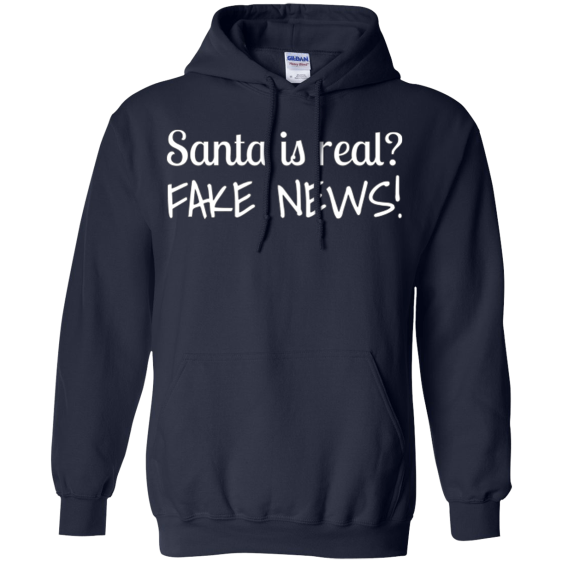 Santa Fake News T-Shirt Trump Joke Funny Christmas Gift