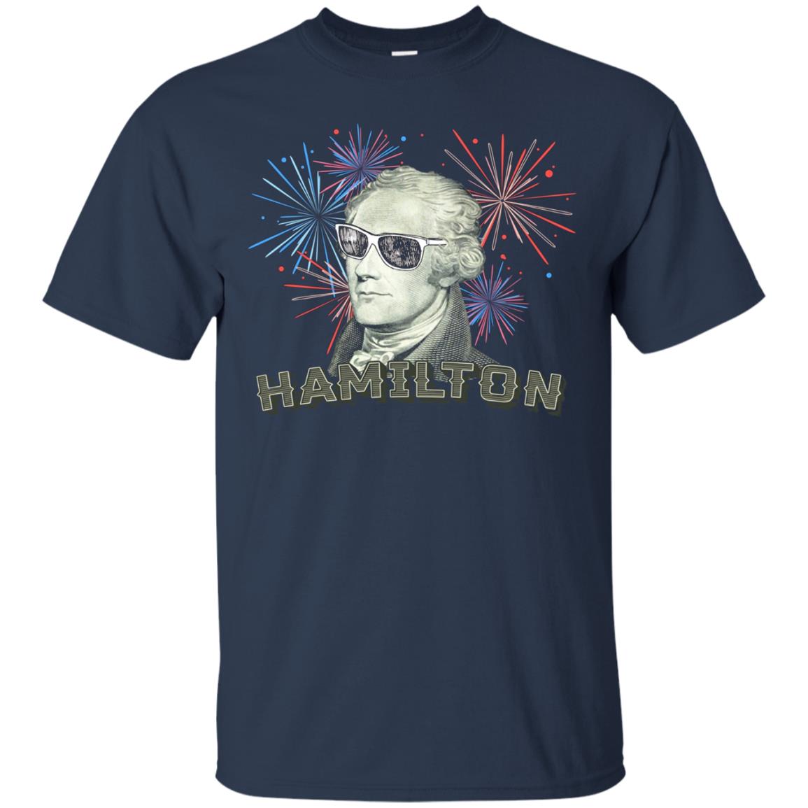 Alexander Hamilton Sunglasses Fireworks HIstory T Shirt