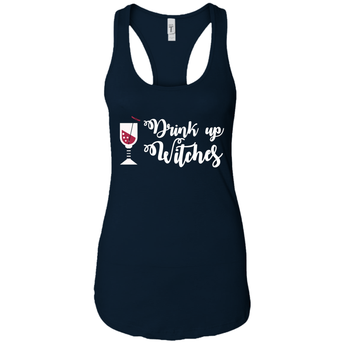 Funny Halloween Wine Lovers Shirt Women Drink Up Witches Tee