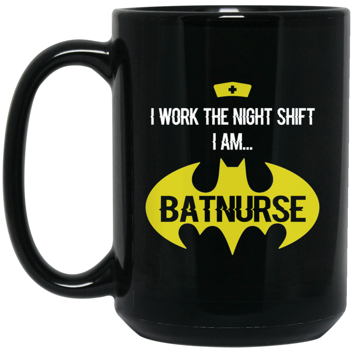 Adult Nurse T-Shirt Am Bat Nurse I Work The Night Shift Shirt