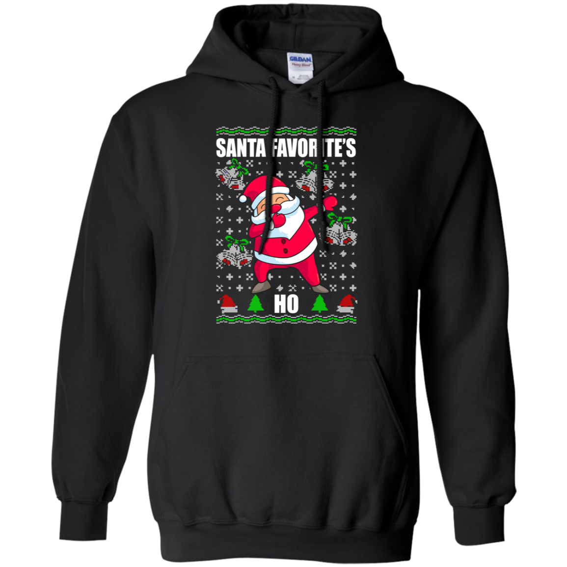 Santa Favorite's Ho Dabbing Santa X-ma T-Shirt