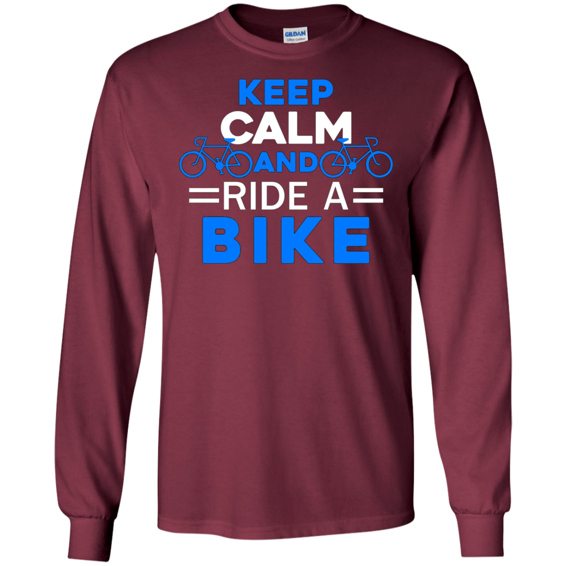 Bike Shirt - Keep Calm And Ride A Bike Tshirt