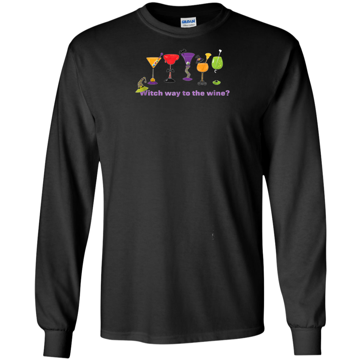 Witch Way To The Wine? Halloween T-Shirt, Cute Halloween Tee
