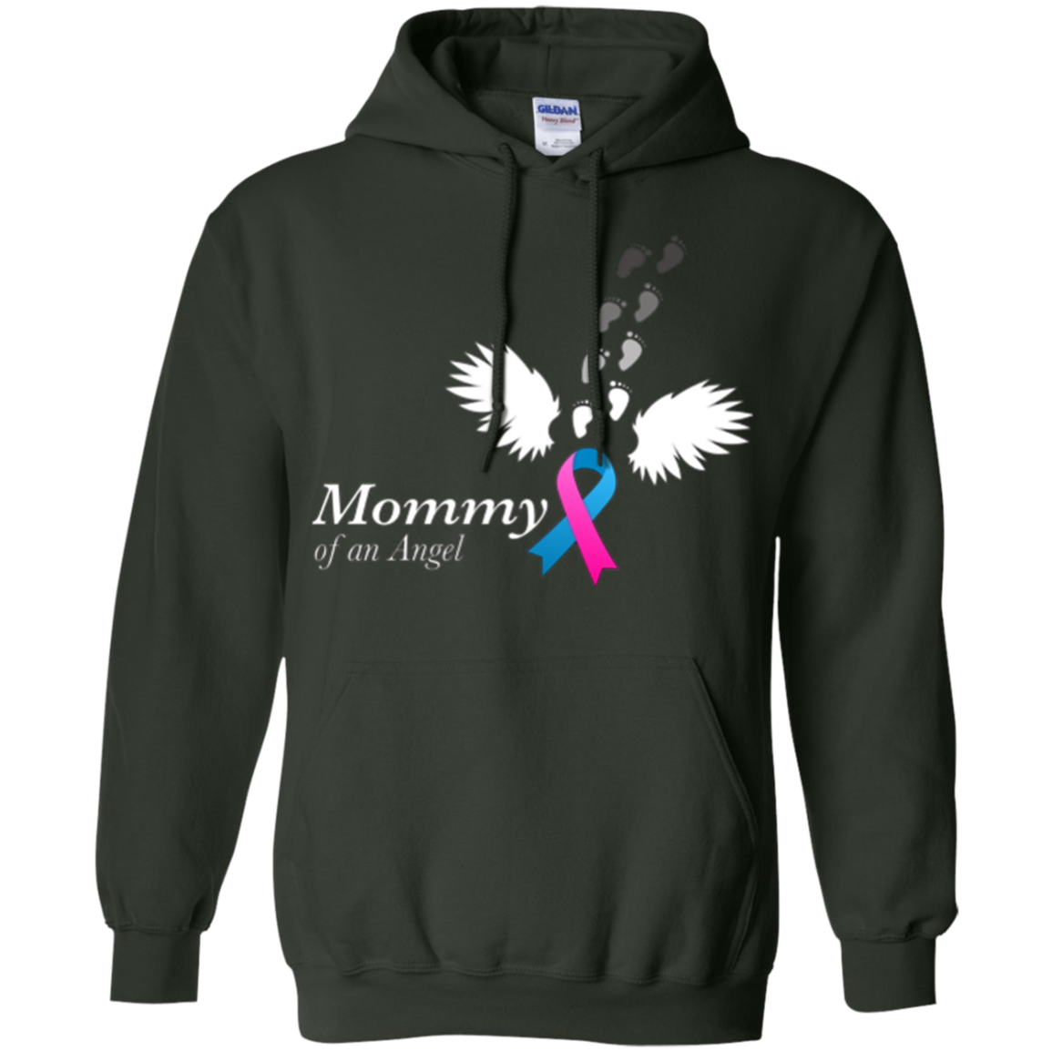 Angel Mommy T-Shirt. Miscarriage Awareness Infant Loss Tee