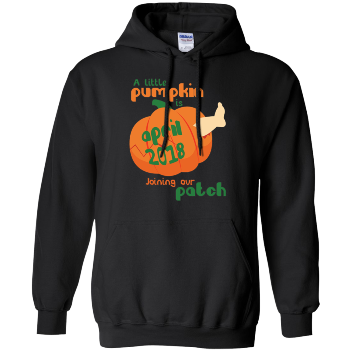April 2018 Little Pumpkin Pregnancy Announcement Shirt Gift