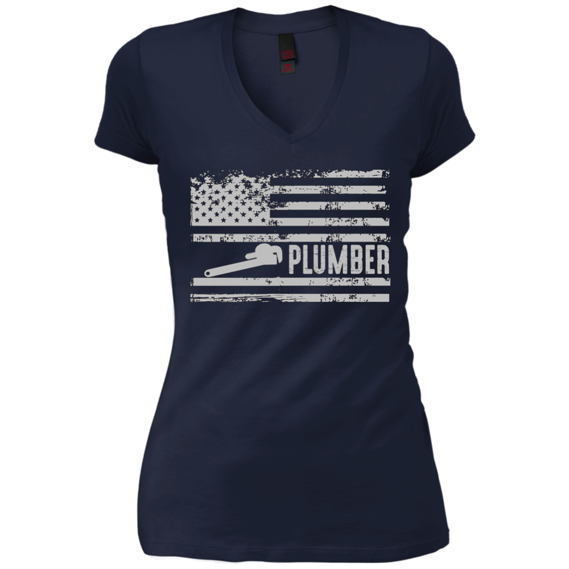 American Plumber United States Flag Gift T-Shirt