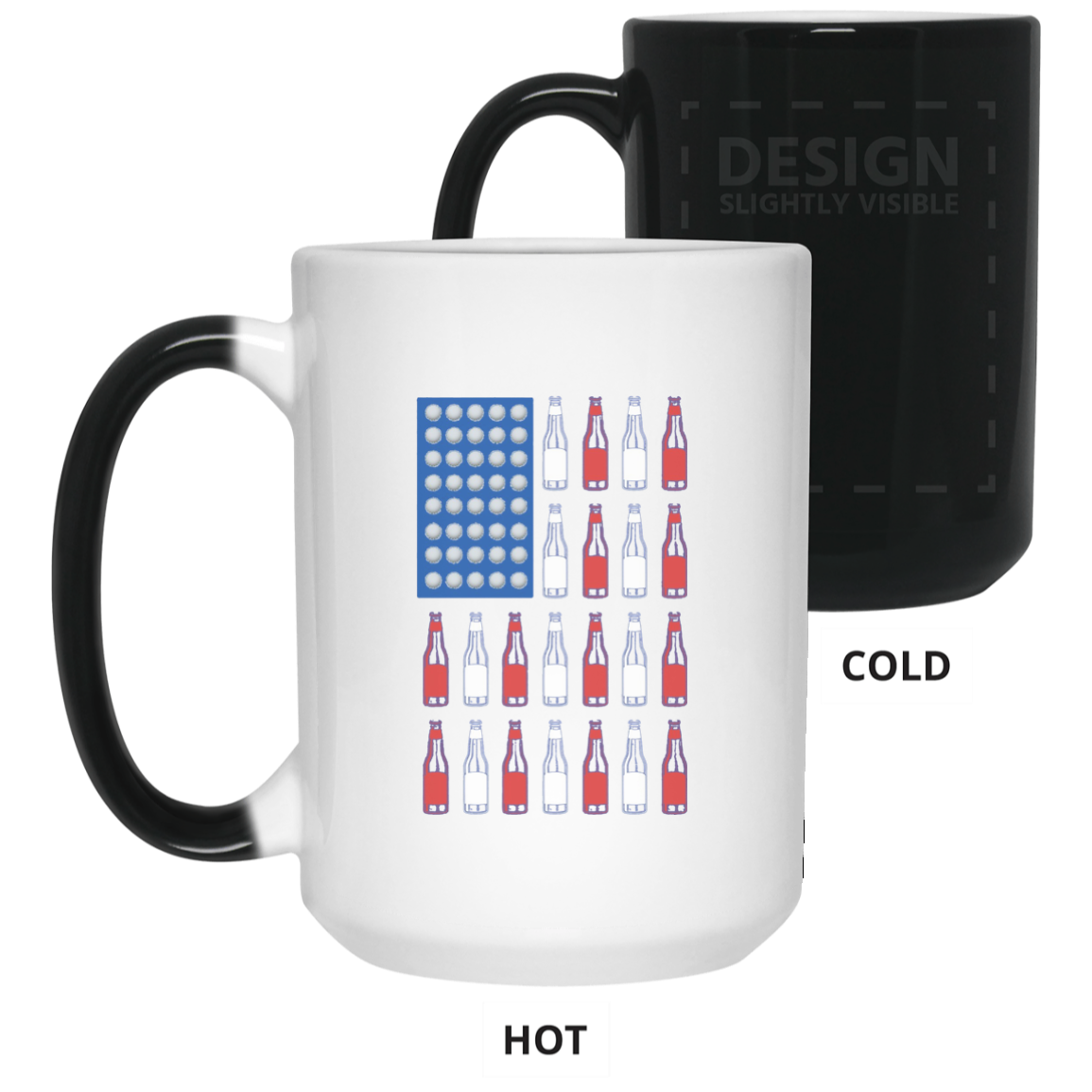 American Beer Pong Flag 4th of July Drinking Long Sleeve