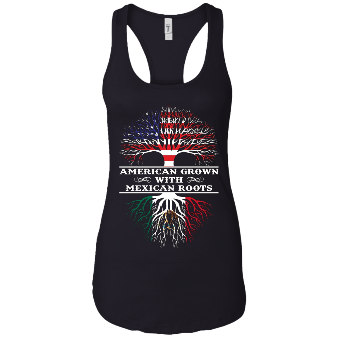 American Grown With Mexican Roots Tee Shirt