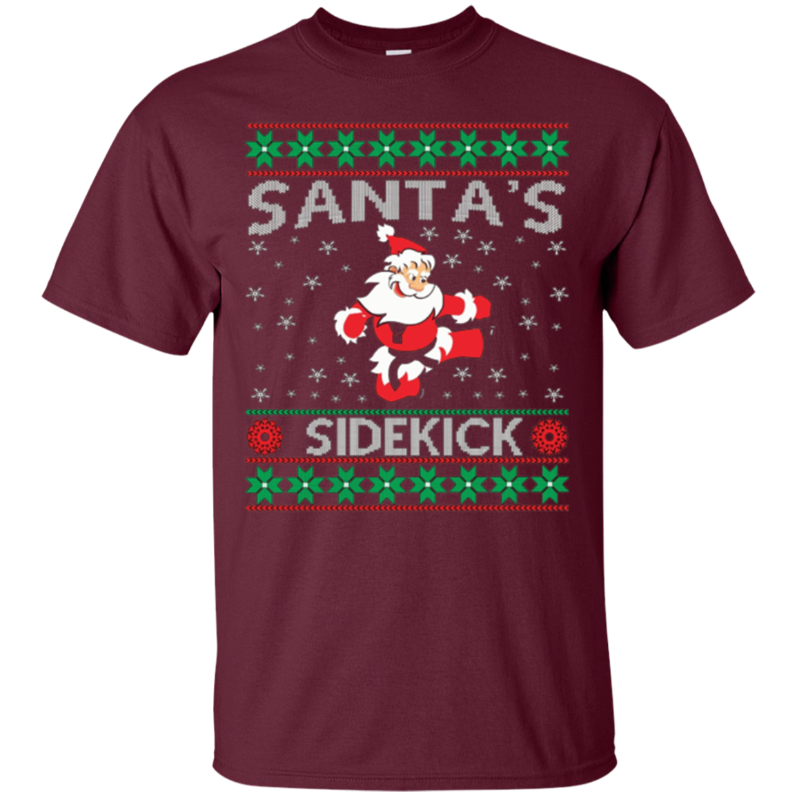 Santa's Sidekick Christmas T-shirt