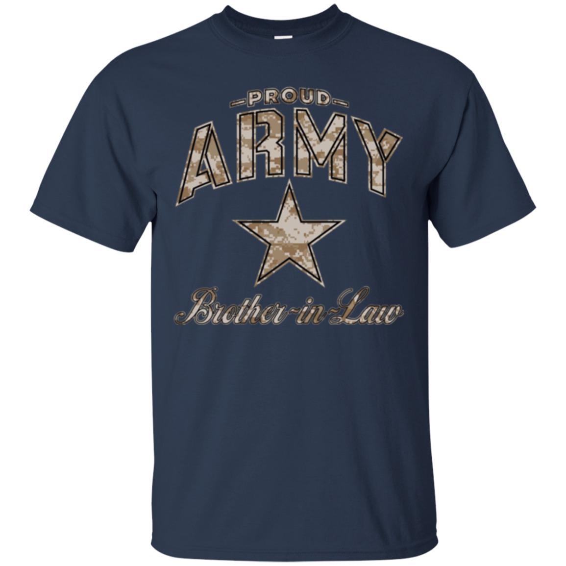 Army Brother-in-Law Shirts for Men and Boys (Camo)
