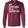 Image of Alzheimer's Awareness Shirt For Godfathers Purple Ribbon Tee