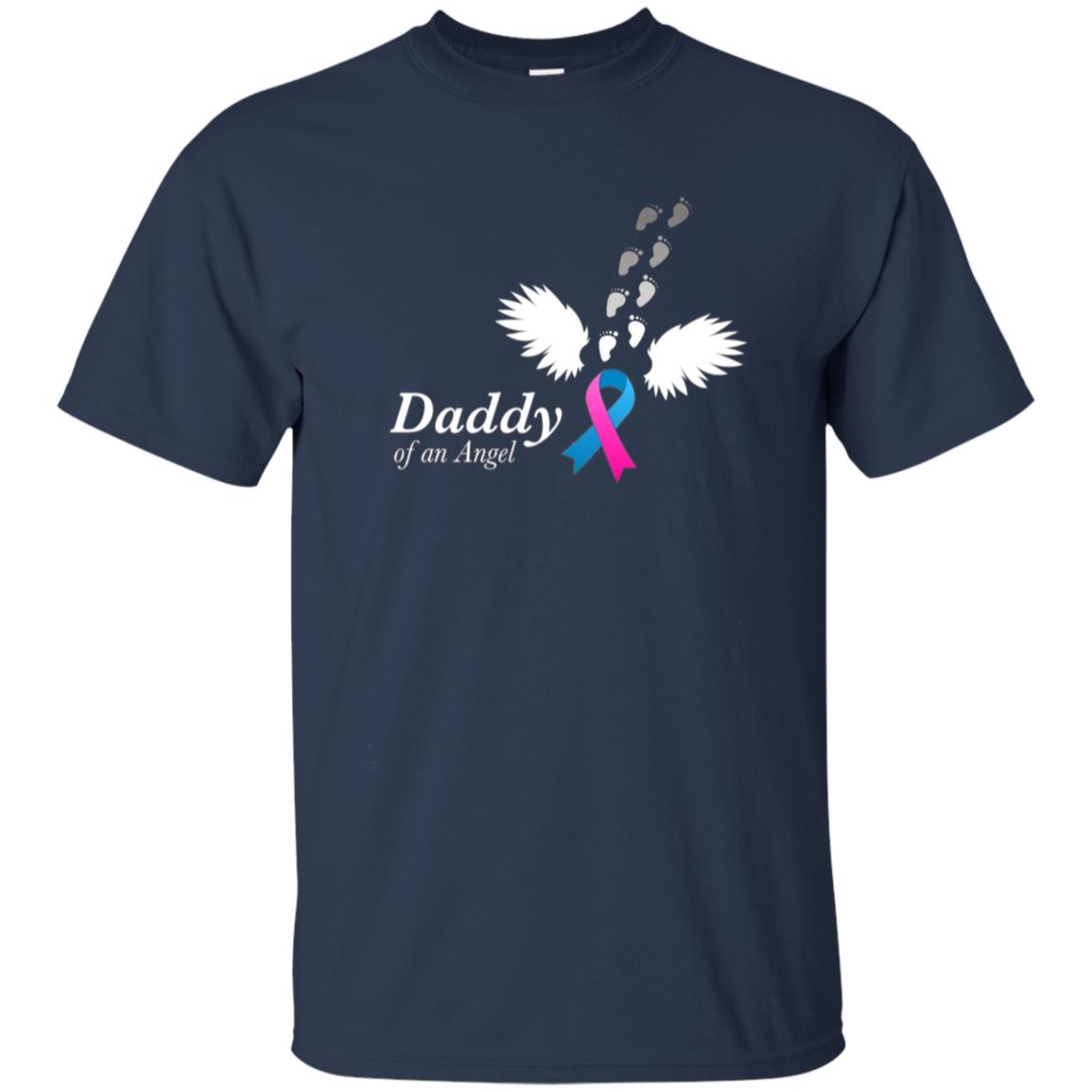 Angel Daddy T-Shirt. Miscarriage Awareness Infant Loss Tee