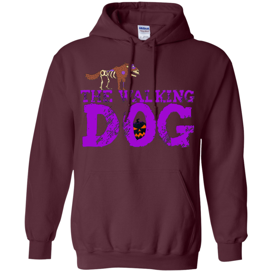 Funny Halloween Zombie Dog long-sleeved T-Shirt