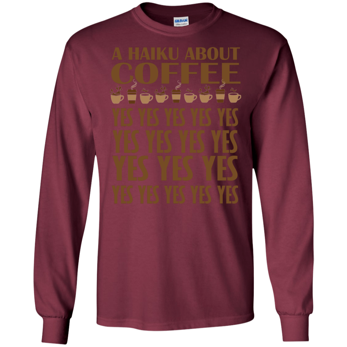 A Haiku About Coffee Yes Poem T-Shirt