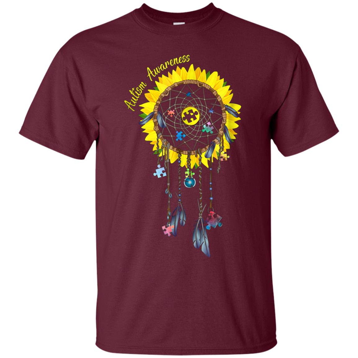 Autism Awareness Sunflower Dreamcatcher T-shirt