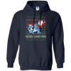Image of Santa Riding Dolphin Merry Xmas Gift Tshirt