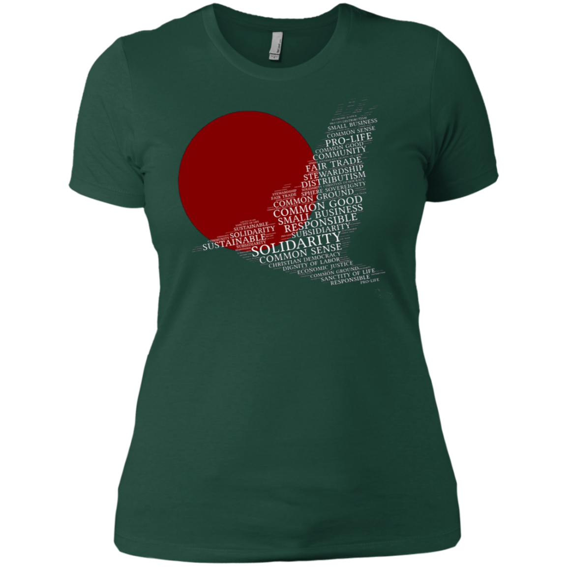 American Solidarity Party Word Cloud Logo T-Shirt