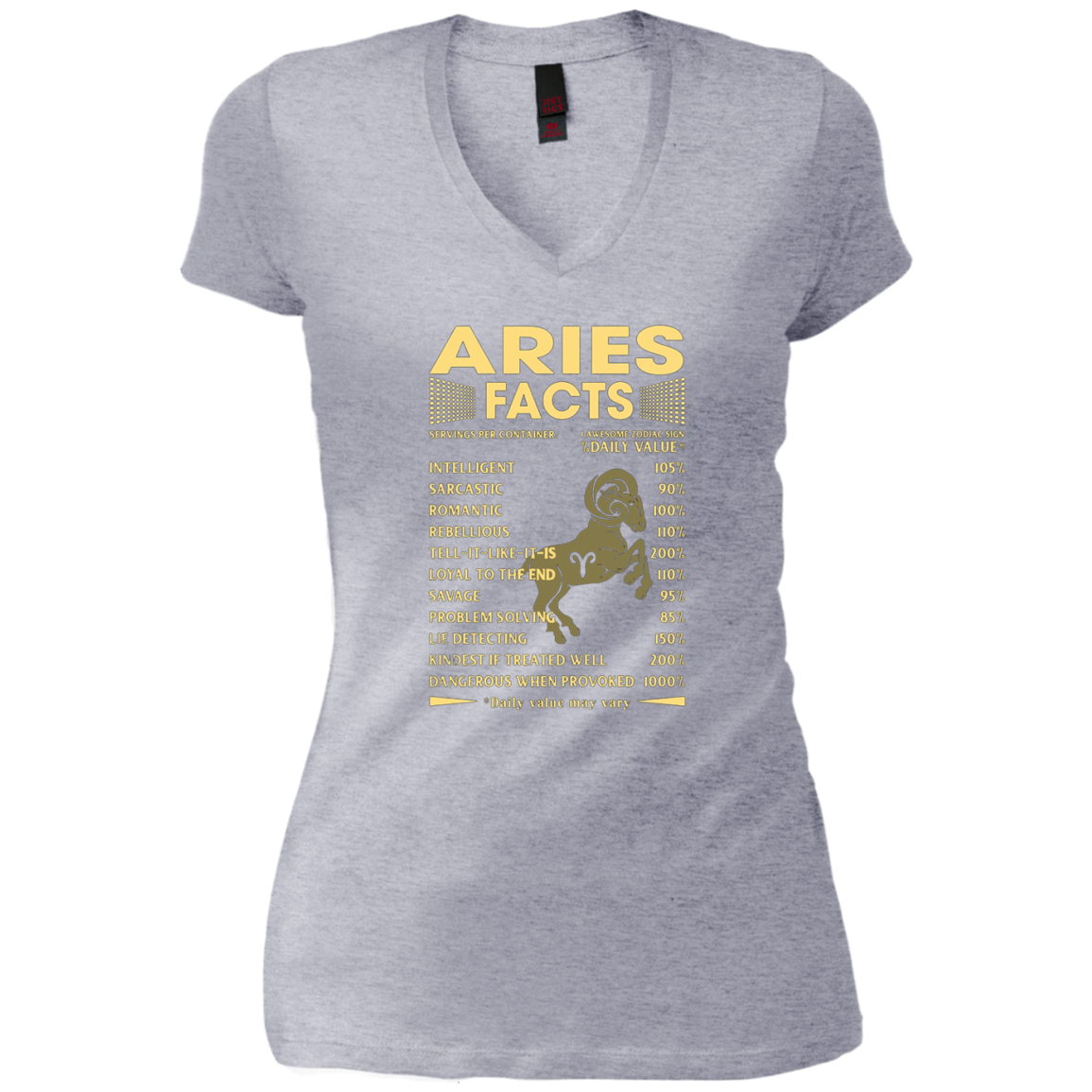 Aries Facts Zodiac T-shirt