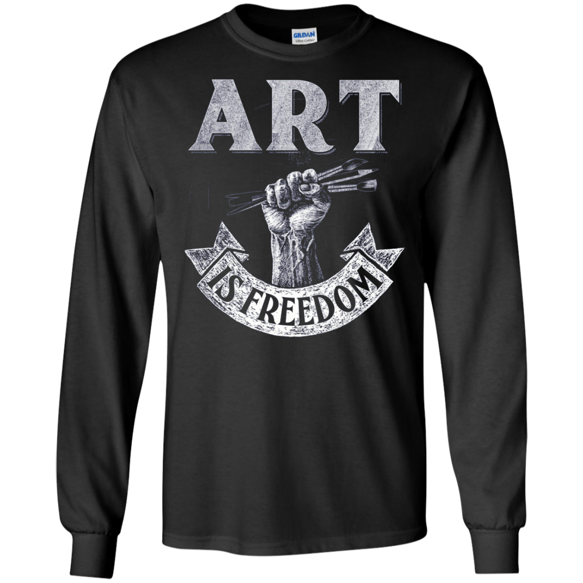 Art is Freedom great t shirt for artists who love to draw