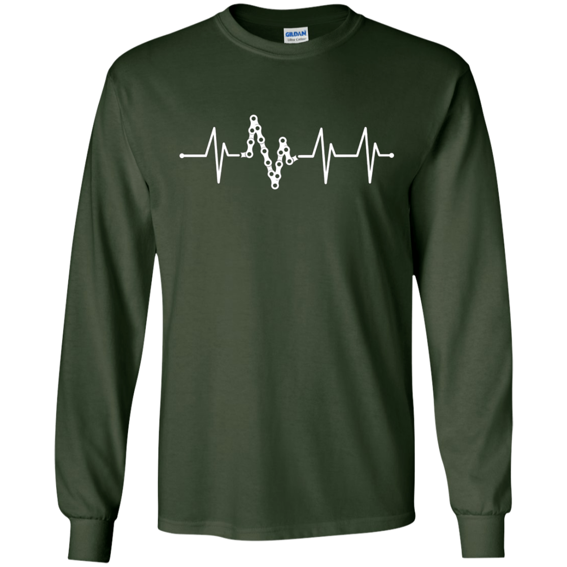 Bike Heartbeat Pulse Shirt - Funny Bike Shirt