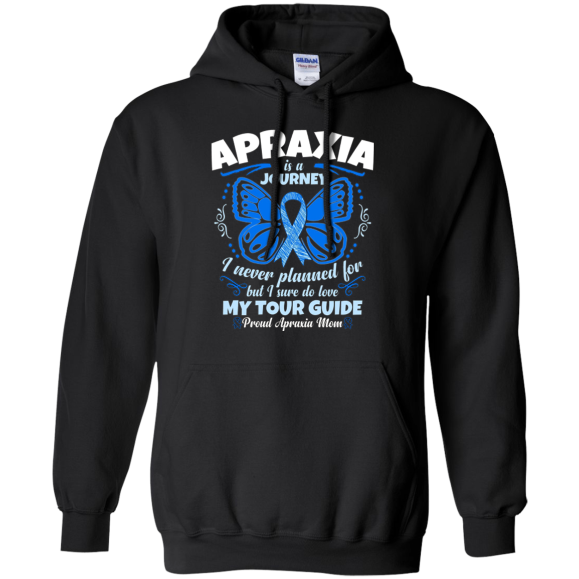Apraxia Awareness T Shirt - Proud Apraxia Mom