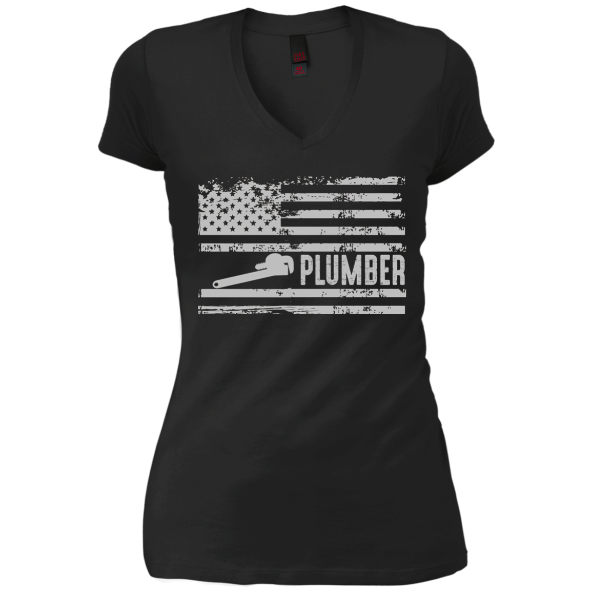 American Plumber United States Flag Gift T-Shirt