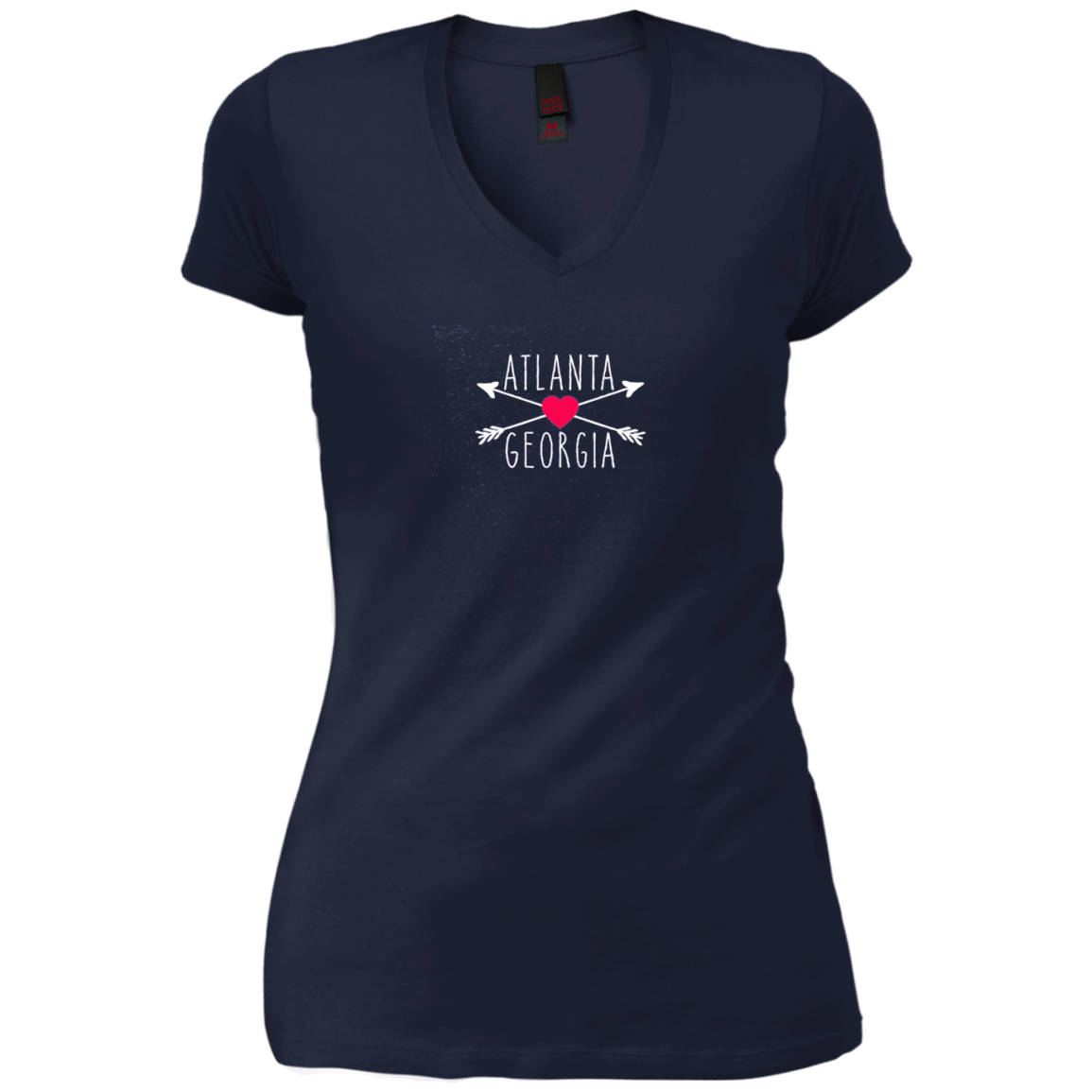 Atlanta GA Hearts and Arrows Tshirt by Scarebaby