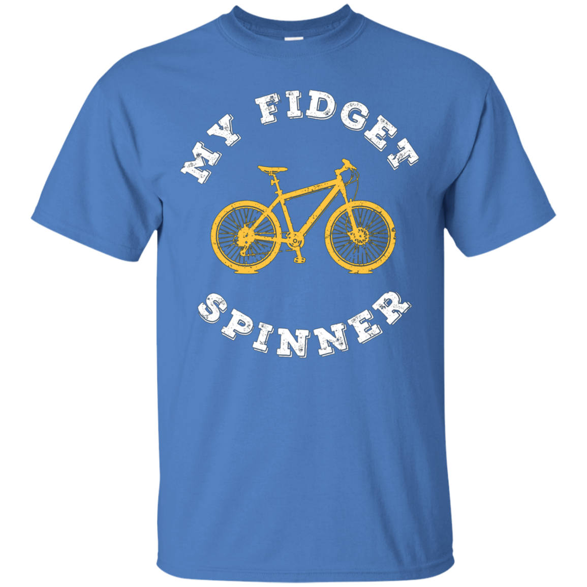 Bike Lover Funny Tshirt - My Fidget Spinner Tee Shirt