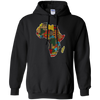 Image of African pride traditional ethnic pattern Africa map t-shirt
