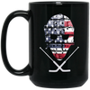 Image of American Hockey Goalie T-Shirt Patriotic Hockey Tee