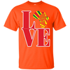 Image of African black power map raised fist I love Africa t-shirt