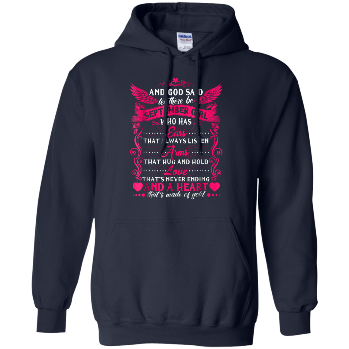 And God Said Let There Be September Girl T-shirt