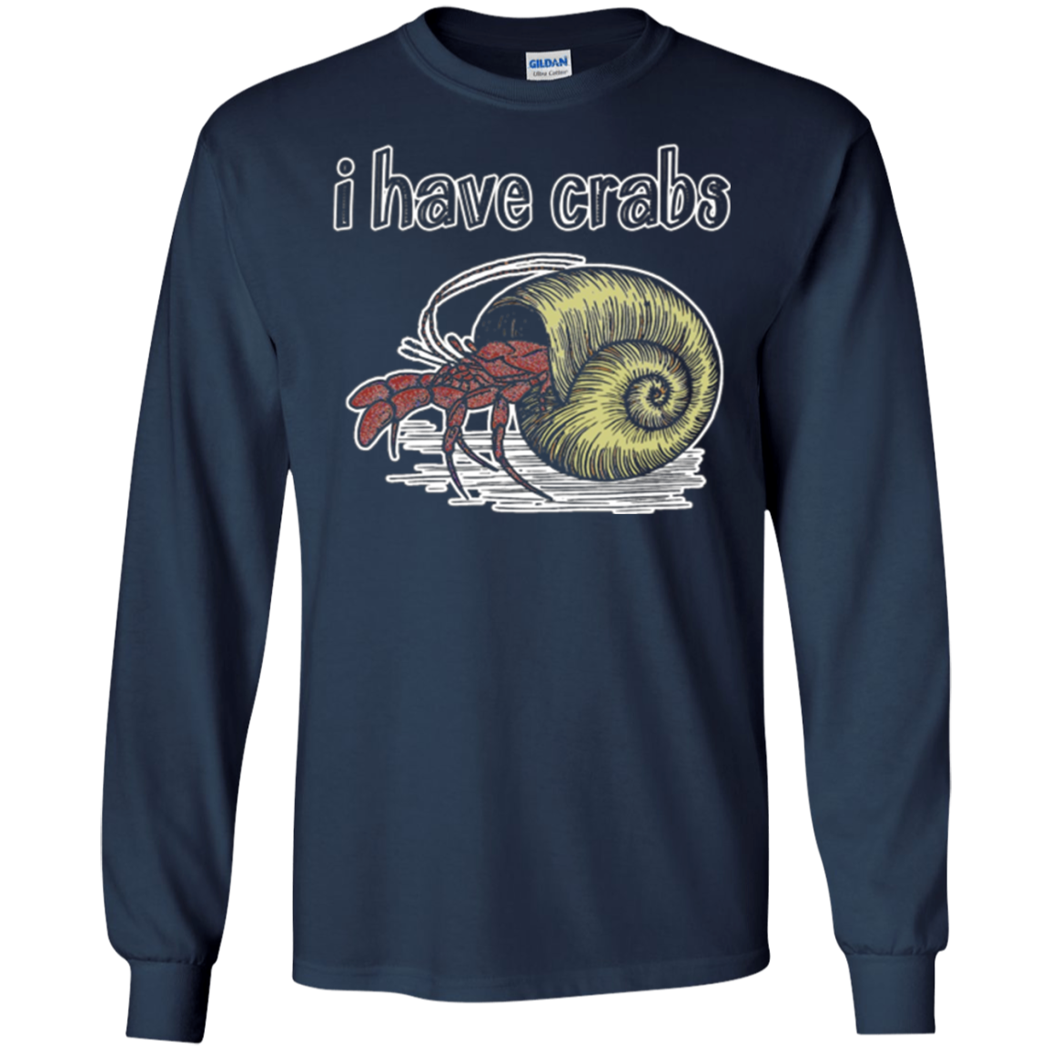 'I Have Crabs' Hermit Crab T-Shirt