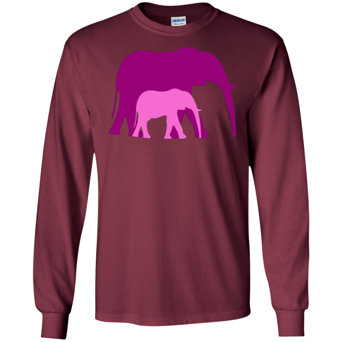 "Mother Daughter Bond" Elephant Herd Parent Child T-Shirt