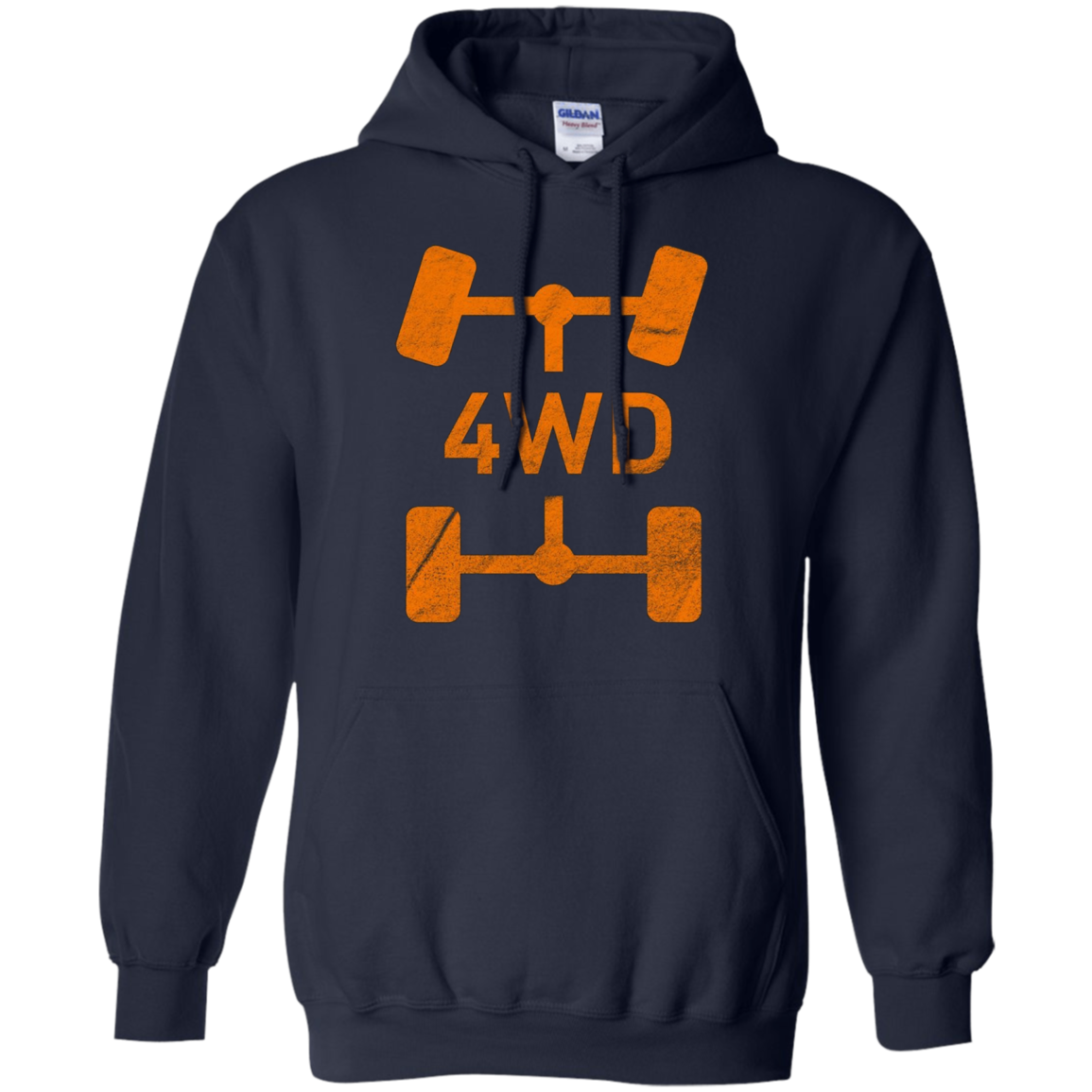4WD Retro Long Sleeve T-Shirt Offroad Overland 4x4
