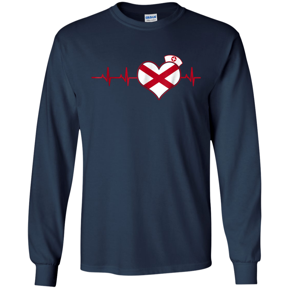 Alabama Nurse Heartbeat T-shirt National Nurses Week