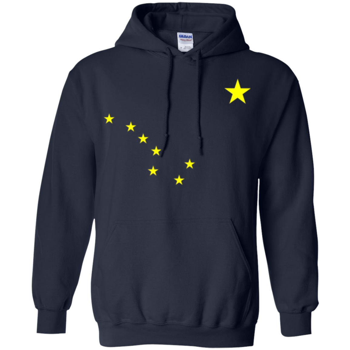 Alaska T-Shirt State Flag Astrology Big Dipper Polaris Tee
