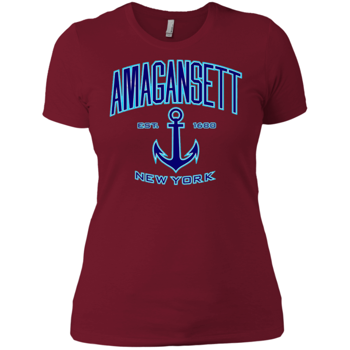 Amagansett, New York T-Shirt (Blue/Aqua)