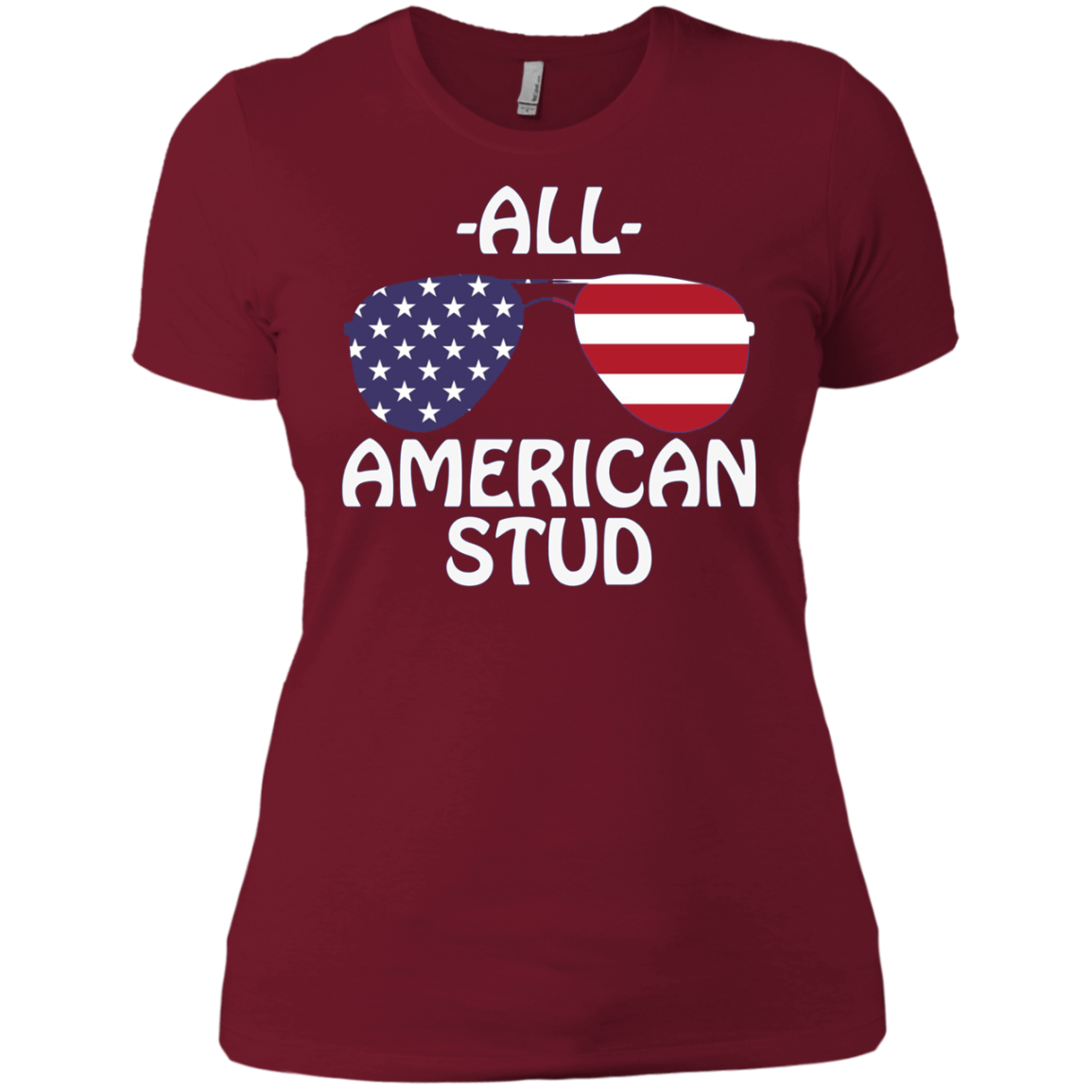 America 4th of July Patriot Sunglass USA Flag Cool T-shirt