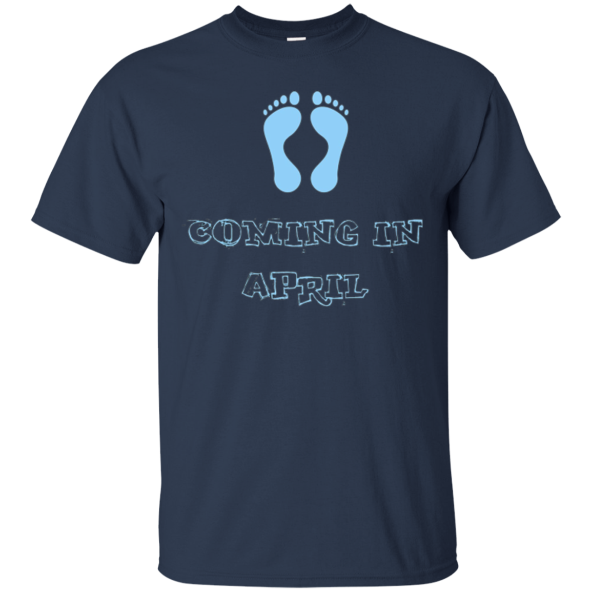 April Due Date Pregnancy Announcement T-Shirt