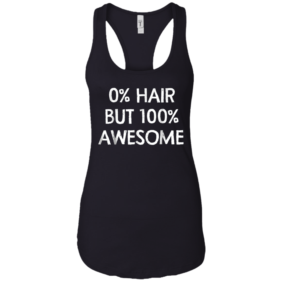 0% Hair But 100% Awesome Shirt Alopecia spot baldness Shirt
