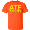 Image of ATF Agent Shirt Navy Blue Front Back ATF Law Cosplay